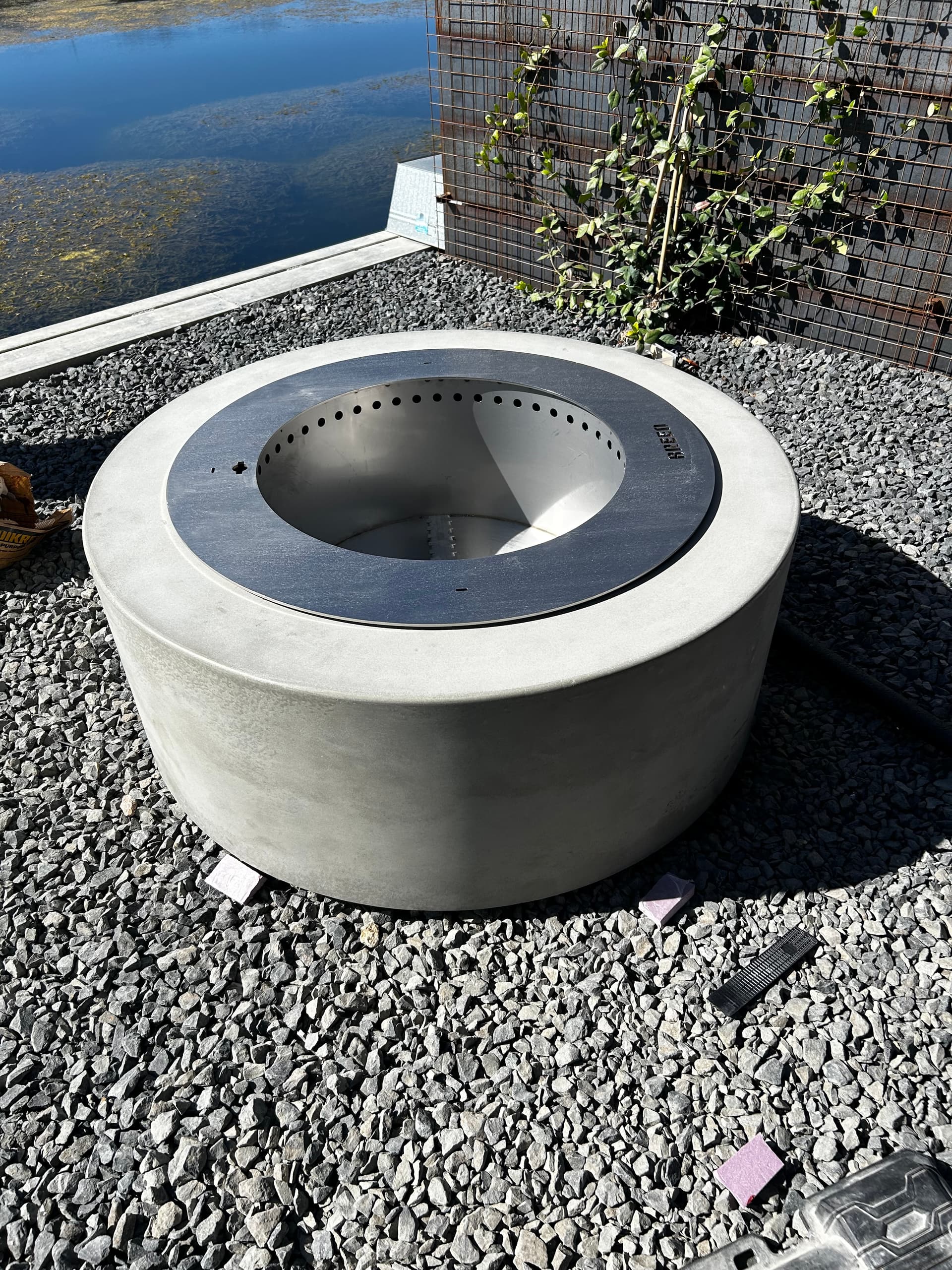 Custom shaped fire pit